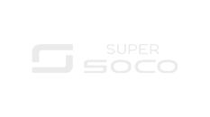 17 logo a blanco y negro super soco