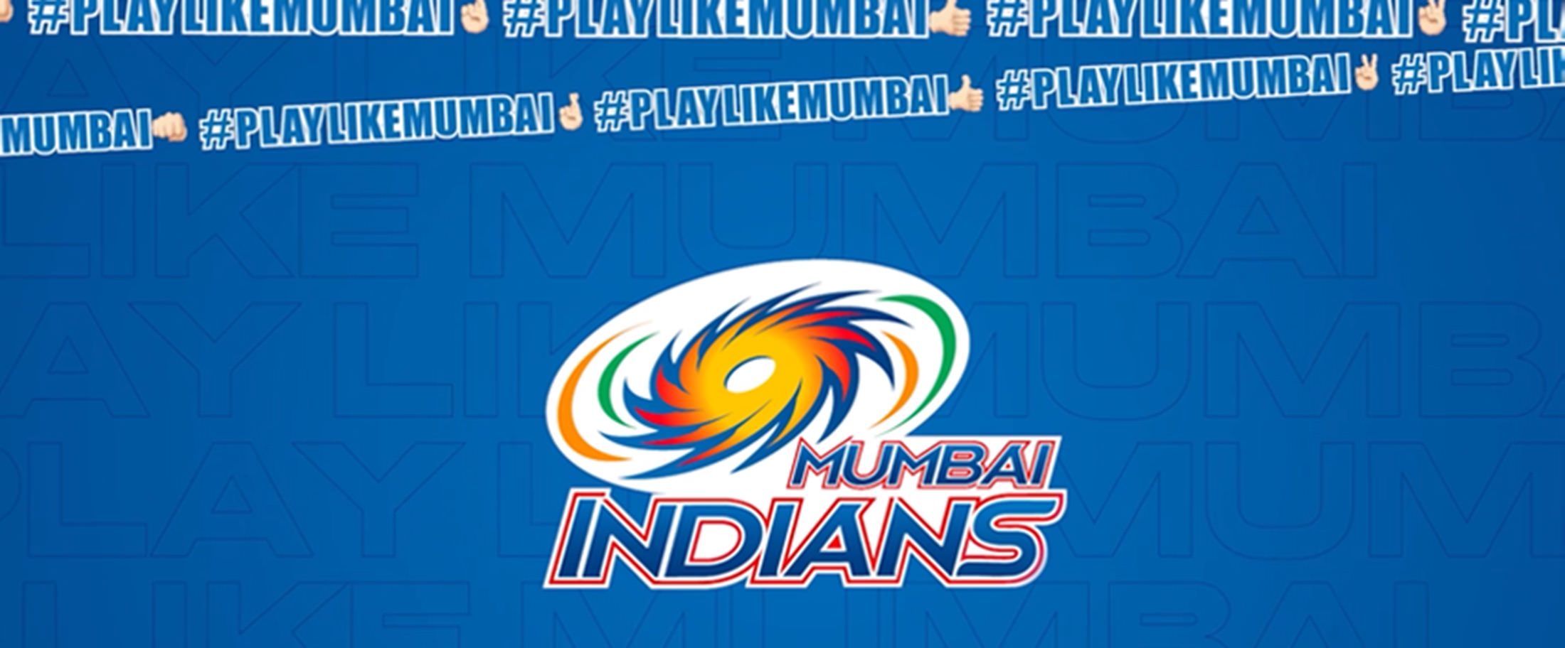 Mumbai indians 1100 x 456 px